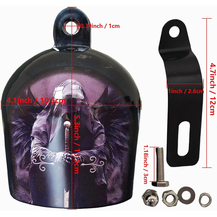 Чохол для клаксона рогу з черепом Harley Custom, аксесуар для декору