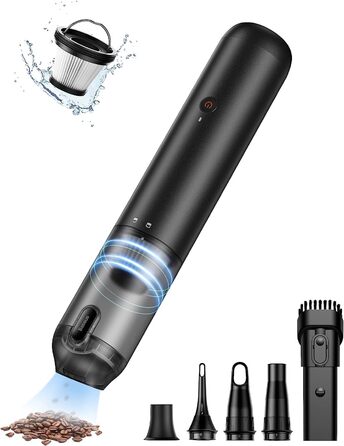 Ручний пилосос Baseus A3 Lite акумуляторний автомобільний пилосос, автомобільний пилосос 12000pa з швидкою зарядкою USB-C, автомоб