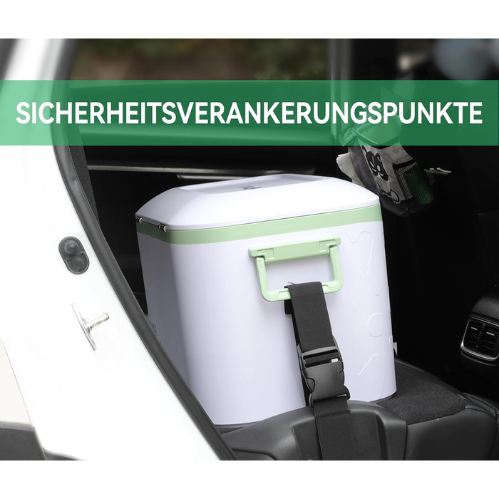 Компресорний холодильник 18 л, портативний електричний холодильник 12/24V DC Електрична морозильна камера Портативна морозильна ка