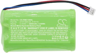 Батарея TCTK 2000 мАг, сумісна з Raymarine Smart Controller, бездротовий пульт автопілота Smart Controller, замінює 2/VH1600 AA, A18119 FBA