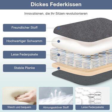 Ергономічне офісне крісло, вантажопідйомність 180 кг, письмове крісло з високою спинкою та широким сидінням, відкидні підлокітники, комп&39ютерне крісло для офісу, дому та ігор, темно-сіре