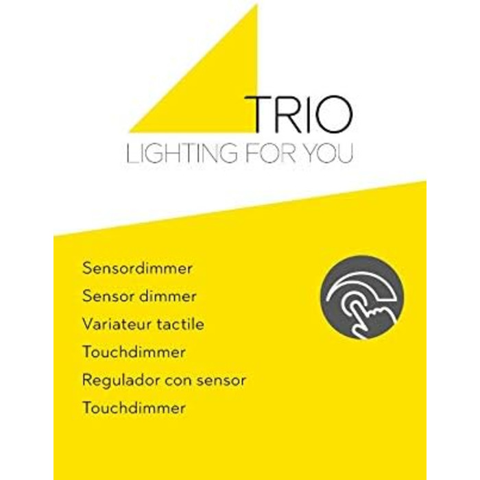 Стійка LED-лампа Trio Filigran 420490107, матовий нікель, 6 Вт, з сенсорним димером