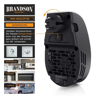 Підключається до мережі вентилятор-обігрівач з пультом дистанційного керування, міні-керамічний обігрівач з термостатом, вентилятор 500 Вт, контроль температури, таймер, захист від перегріву, підключається до мережі вентилятор-обігрівач, для ванної кімнат