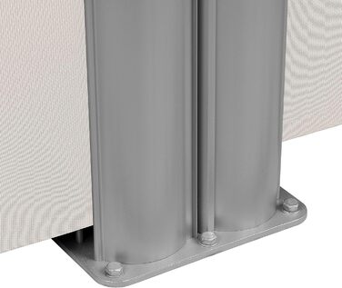 Двосторонній висувний тент Ventanara, екран для забезпечення конфіденційності, сонцезахисний тент, вітрозахисний екран, сонцезахисна штора (180 x 600 см, бежевий) 180 x 600 см бежевий