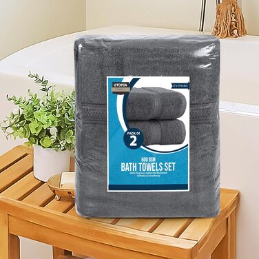 Набір рушників з 4-х рушників преміум-класу 100 бавовняні рушники кільцевого прядіння 69 х 137 см, дуже поглинаючі, м'які на дотик