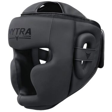 Захист боксерської голови для чоловіків та жінок повний захист обличчя для спарингу із захистом для щік, чола та вух, регульована посадка для ММА, муай-тай та кікбоксингу