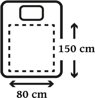 Електрична ковдра з підігрівом Steinborg з автоматичним вимиканням 150 x 80 см Таймер на 6 годин Можна прати в пральній машині при 30C 6 налаштувань температури Дистанційне керування Ковдра з підігрівом Підковдра з підігрівом Ковдра з підігрівом