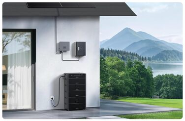 Акумулятори розширення (5,12 кВтгод), балконна електростанція 4 кВт 4MPPT з накопичувачем, змінний струм 2,2 кВт, аварійне живлення &lt15 мс, можливість розширення до 15,36 кВтгод Venus D 2*Акумулятори (5,12 кВтгод), 2*