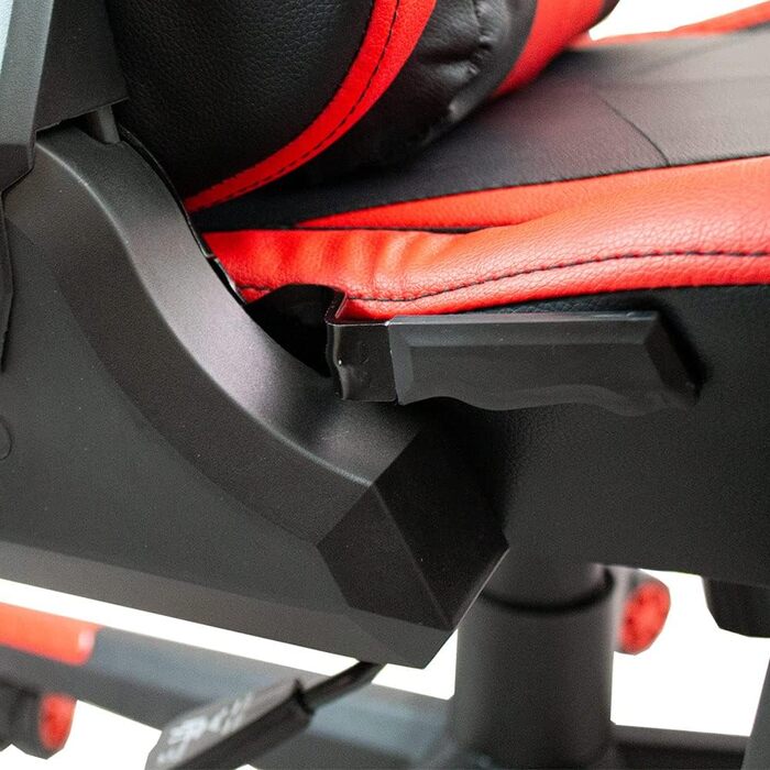 Ігрове крісло Lacestone Patiomage, обертове крісло, ігрове крісло, комп&39ютерне ігрове крісло, ігрове крісло (червоне)