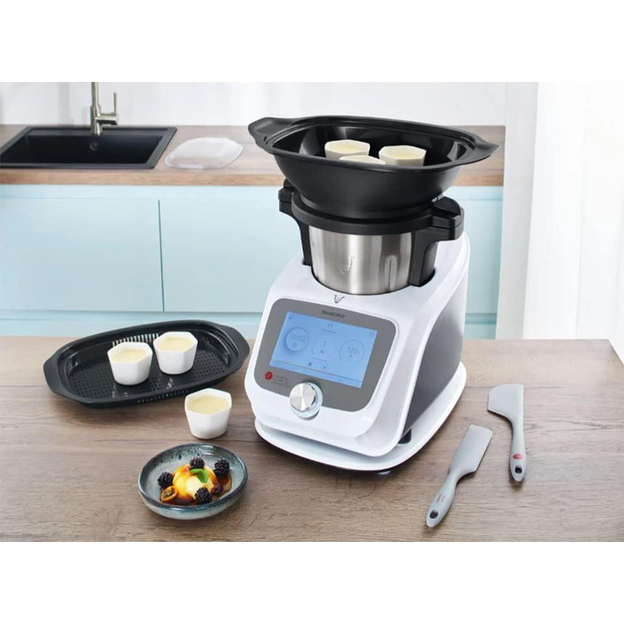 Тренд SKMC 1200 F6 800 Вт, 7-дюймовий кольоровий дисплей, білий