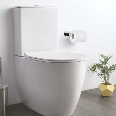 Тримач для туалетного рушника без свердління, тримач для туалетного рушника 304 хромована нержавіюча сталь, тримач для туалетного