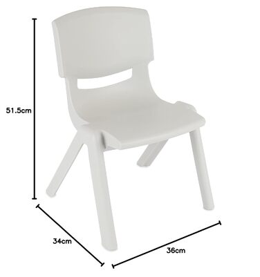 Дитячий стілець Bieco, підходить з 1 року, до 80 кг, штабелюється садовий стілець для приміщень/вулиці, дитячий стілець, розкладний стілець для дитячої кімнати, підходить з 3 років, від 2 років, дитячий стілець, пластикове дитяче крісло, стільчик для малю