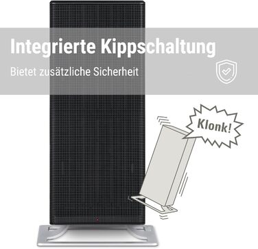Тепловентилятор Stadler Form Anna з регулятором температури, 2 рівнями нагріву (1200/2000 Вт) та захистом від перекидання, підходить для приміщень площею до 25 м, білий