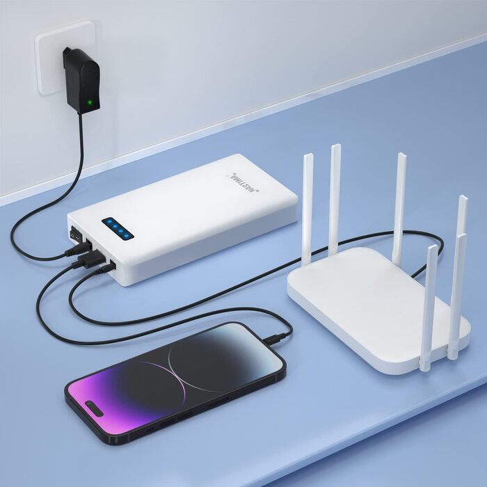 Літій-іонний акумулятор NASTIMA 12V 5200mAh 62.4Wh з виходом 12В постійного струму 9В постійного струму та подвійним виходом USB 5