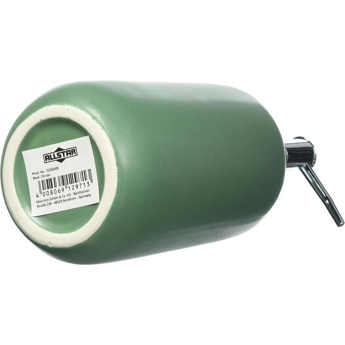 Дозатор для мила Allstar Olinda, багаторазовий дозатор для мила конічної форми, дозатор для ручного мила з матовим покриттям, виго