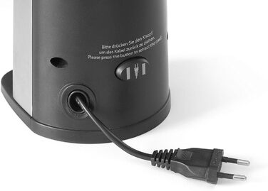 Мультивідкривач CASO D10 з високоякісним корпусом з нержавіючої сталі, універсальне використання в якості відкривачки для пляшок, точилки для ножів, консервного ножа, в т.ч. практичного втягування кабелю, магнітного тримача кришки, потужного двигуна