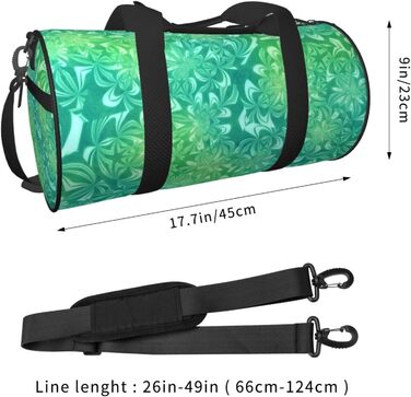 Дорожня сумка-циліндр з геометричним малюнком, спортивна сумка для чоловіків та жінок, сумка-мішок, спортивна дорожня сумка
