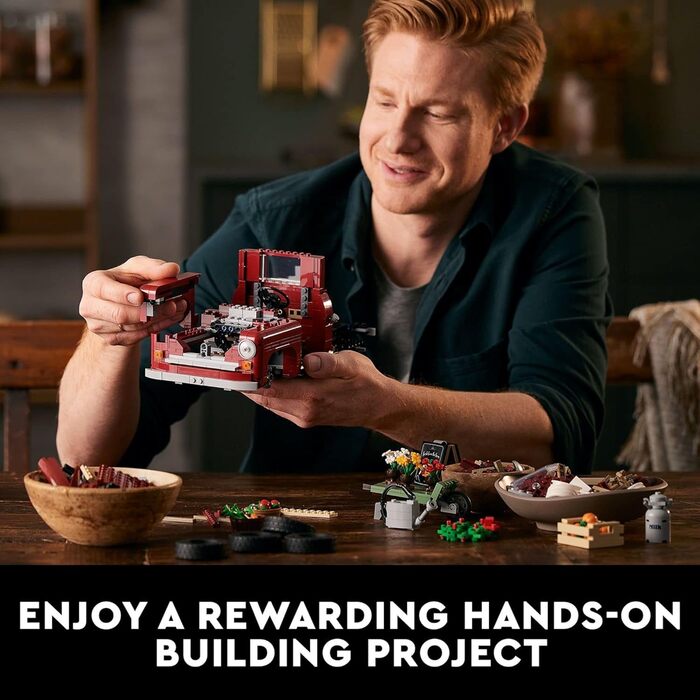 Конструктор Lego Icons Pickup Truck 10290 для дорослих, вінтажна модель 1950-х років із сезонними аксесуарами, творча діяльність,