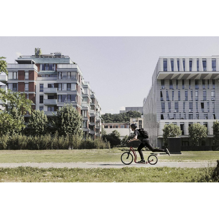 Самокат YEDOO Mula - до 150 кг, самокат з пневматичними шинами 20/16 - для дорослих, самокат з підставкою і регульованим кермом, с