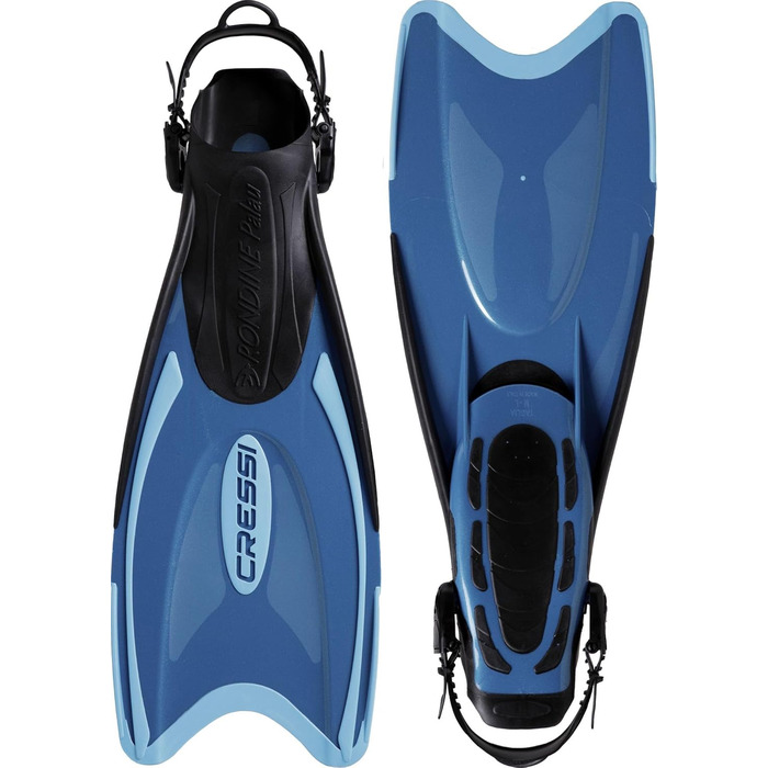 Набір для снорклінга Cressi PALAU для дорослих, зроблено в Італії, розмір M/L - 41/44 синій/блакитний