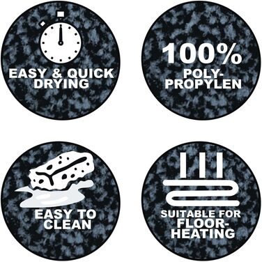 Килимок для бруду GEAR сірого кольору 5 розмірів для використання всередині та зовні приміщень, протиковзкий килимок для дверей, килимок для очищення, що миється, нековзний, гумовий край, 150x90, 120x90, 180x60, 90x60, 60x45 см, килимок для дверей 120 x 9