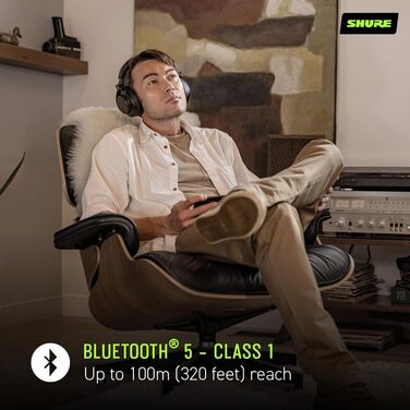 Бездротові навушники Shure AONIC 50 GEN 2 з функцією шумозаглушення - чорний Gen 2 Black