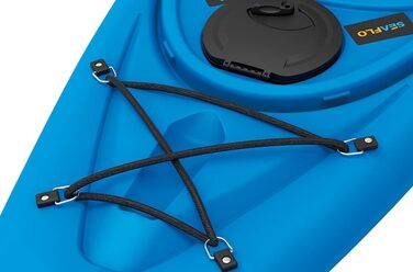 Каяк Seaflo 1004 з веслом, червоний, дуже легкий та стійкий.