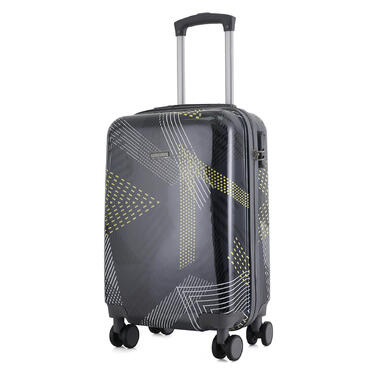 Валіза Semi Line 20' (S) Black Pattern (T5651-1)