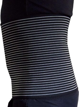 Регульований післяопераційний відновлювальний пояс BODYPERFECT Postpartum Buikwrap для кесаревого розтину та вагітності з підтримкою спини, унісекс, 28 см (чорний, XL) Чорний XL - обхват талії 115/125 см