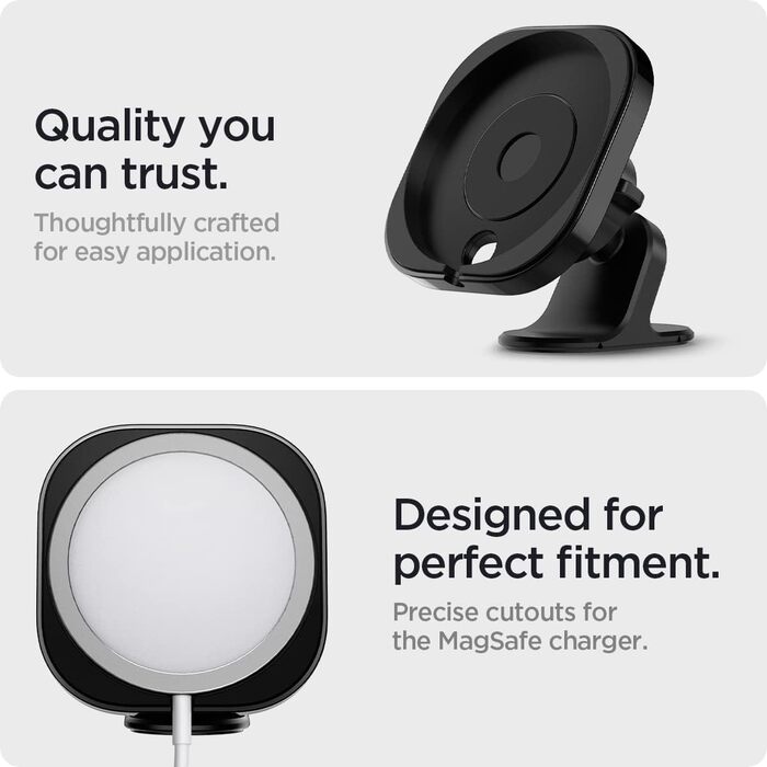 Підставка для чохла Spigen MagFit для автомобільного кріплення, призначена для MagSafe 2020-2023, сумісна з iPhone 16 Pro Max/Pro/