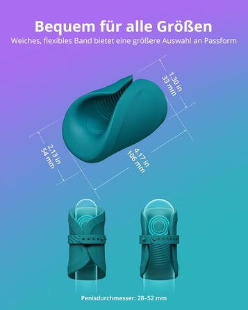 Автоматичний мастурбатор для чоловіків Lovense Gush 2, з керуванням через додаток, регульовані гнучкі ремінці