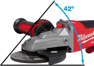 Шліфувальна машина Milwaukee M18FSAGF125XPDB-0X 125 мм з плоскою головкою, чорна