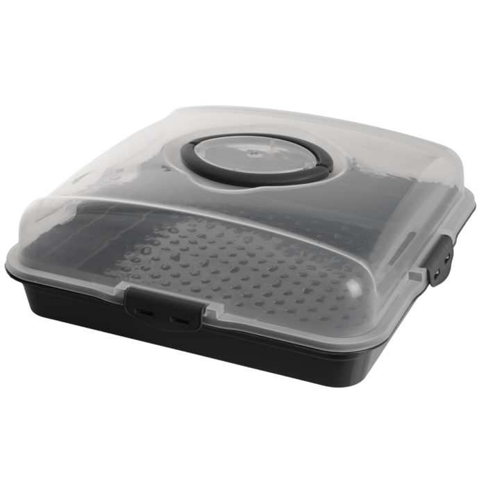 Тортівниця Violet House 0036 Каризма Antrasit 13х38х38 см (7181048)