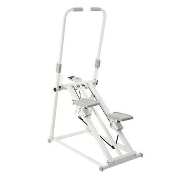 Степер для домашнього спортзалу, Stairmaster для домашнього використання, вертикальний тренажер для тренування всього тіла, складний кардіо-степер, регульовані кермо та кут нахилу, для фітнес-обладнання для домашнього офісу