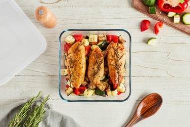 Форма з кришкою Pyrex Cook&Freez, 20х20х7 см (7092354)