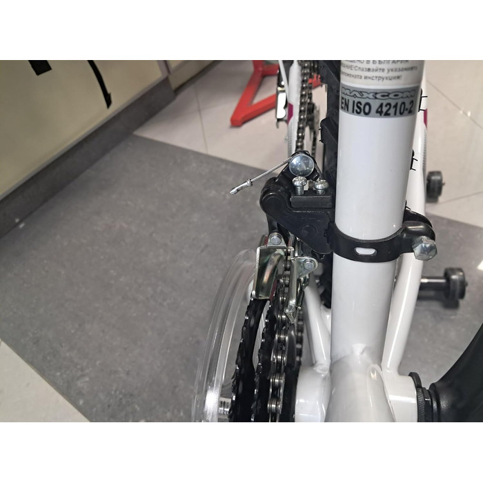 Гірський алюмінієвий велосипед Multibrand PRO 26/27,5/29 дюймів, гальма V-brakes, унісекс, підходить для зросту 155190 см, білий із зеленим, 18 передач, жорстка вилка, 26 дюймів