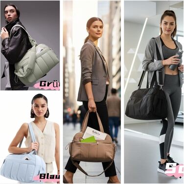 Жіноча спортивна сумка велика фітнес-сумка з вишневим кулоном (подарункова), водонепроникна дорожня сумка для тренажерного залу, плавання, подорожей, бежева