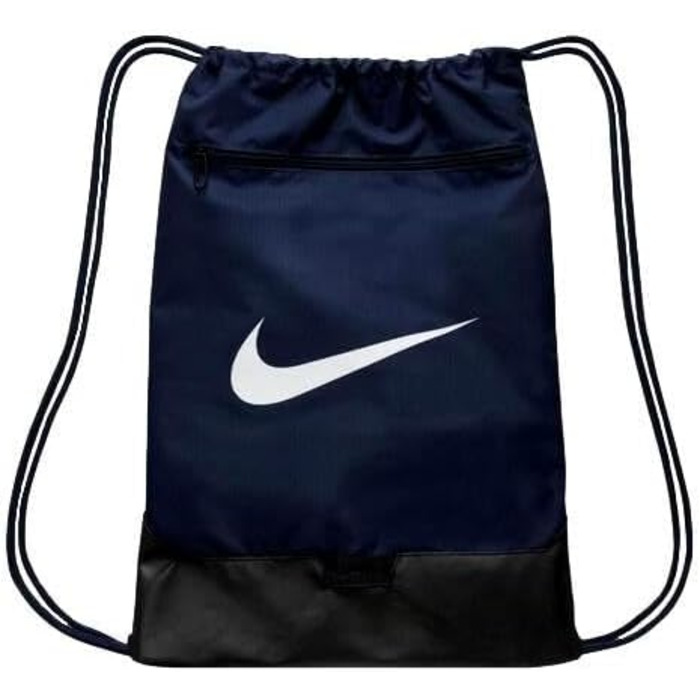 Тренувальна сумка Nike Brasilia 9.5 (18 л), DM3978, темно-синій/чорний/білий, один розмір