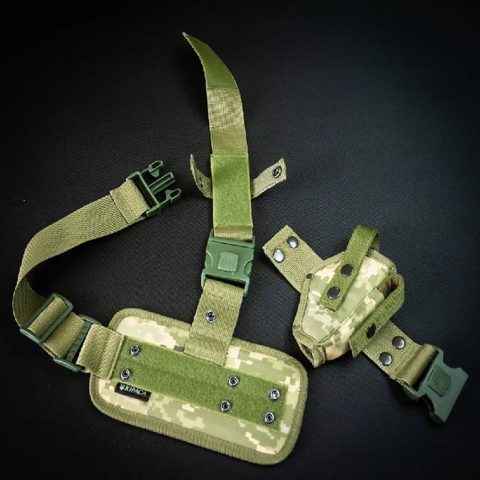 Кобура на стегно для ПМ кордура Kirasa мультикам(Арт.KI283)