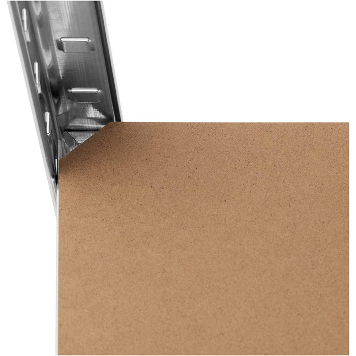 Міцний стелаж 160 x 40 x 180 см для 4 полиць по 150 кг Сірий металевий стелаж Підвальна полиця, 34