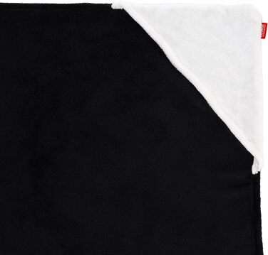 Затишна ковдра з капюшоном З кишенями для рук та капюшоном, поліестерова ковдра, застібка на ґудзики, 150 x 125 см, колір панди