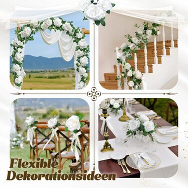 Декор автомобіля для весілля Квітуча Роза стрічки, гірлянди та прикраси на капот для наречених, білий колір