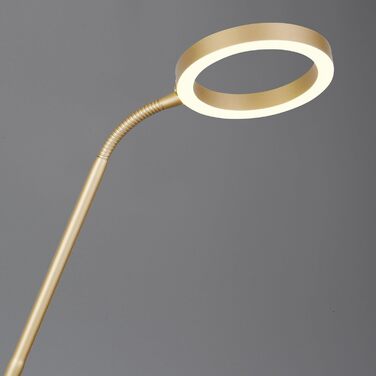 Стільовий торшер Trio Leuchten Willis 449510279, металевий, золотистий, 39 5.5 Вт LED, регульована колірна температура, диммер