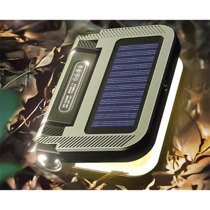 Аварійний водонепроникний ліхтар для кемпінгу з підсвічуванням, світлодіодний портативний ліхтар для намету, газону, 5000 мАг