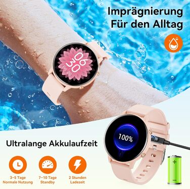 Розумний годинник Hwagol для жінок та чоловіків, 1,39-дюймовий сенсорний смарт-годинник із Bluetooth-дзвінками, годинник із понад 140 спортивними режимами, монітор SpO2, монітор серцевого ритму, монітор сну, крокомір, наручний годинник для iOS та Android,