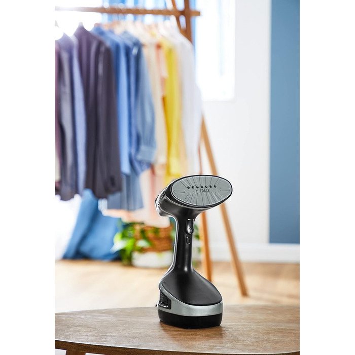 Парова щітка Tefal DT8250 Access Steam Force 2000 Вт 190 мл Чорний/сріблястий Найпотужніша - 30 г/хв - підошва з підігрівом