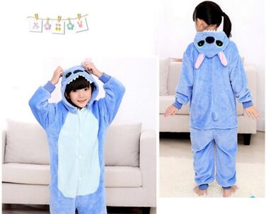 Кігурумі Emmarcon Стич, фланель, синій, розмір L