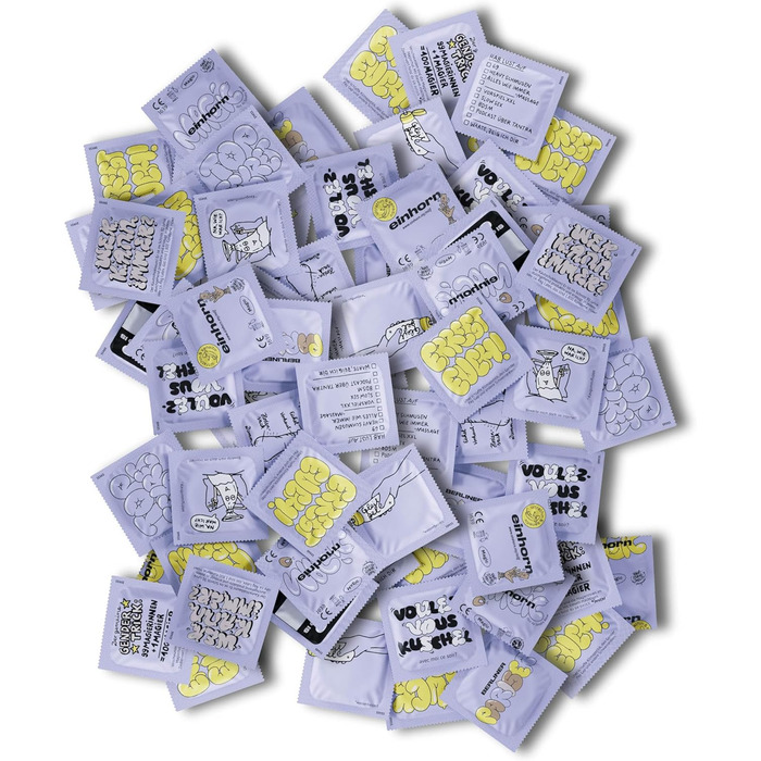 Презервативи Einhorn ультратонкі, річний запас, 49 шт