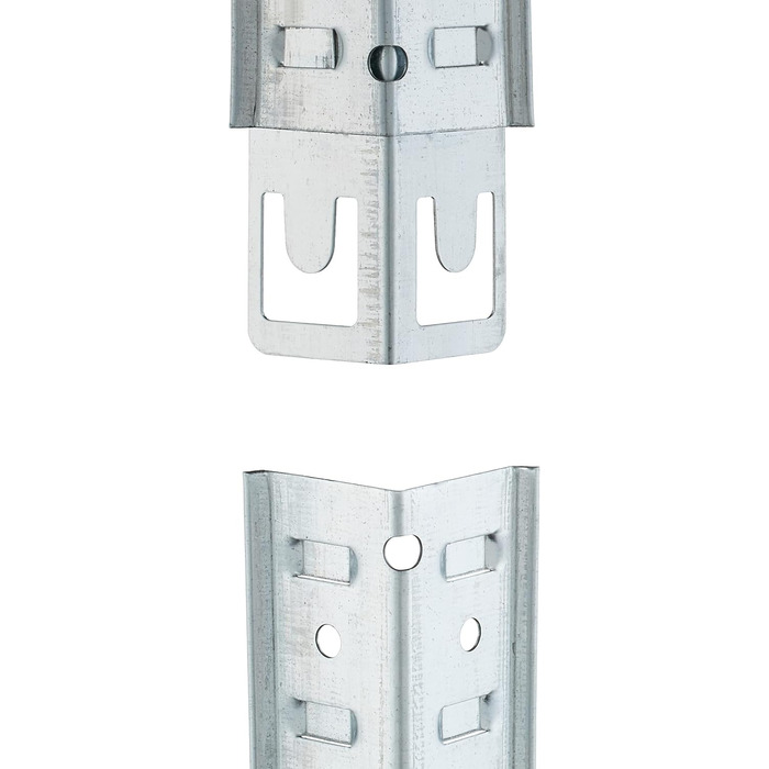 Полиця для зберігання Relaxdays для важких умов експлуатації, 5 ярусів, висота та ширина 180x100x50 см, вантажопідйомність 1250 кг, для підвалу, гаража, металева, срібляста