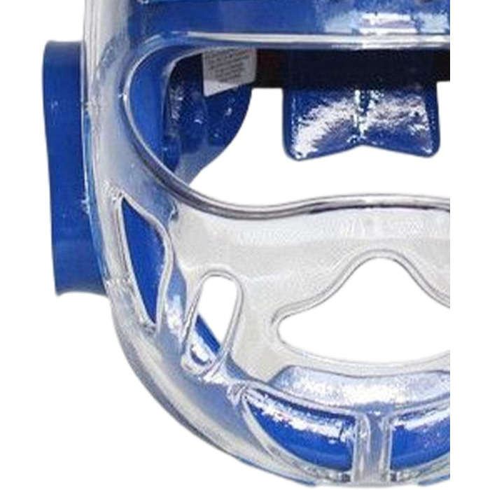 Шолом Rockible для карате для дорослих та дітей, ударостійкий, захисний щиток для обличчя з бойових мистецтв MMA для тренувань з тхеквондо, синій XL